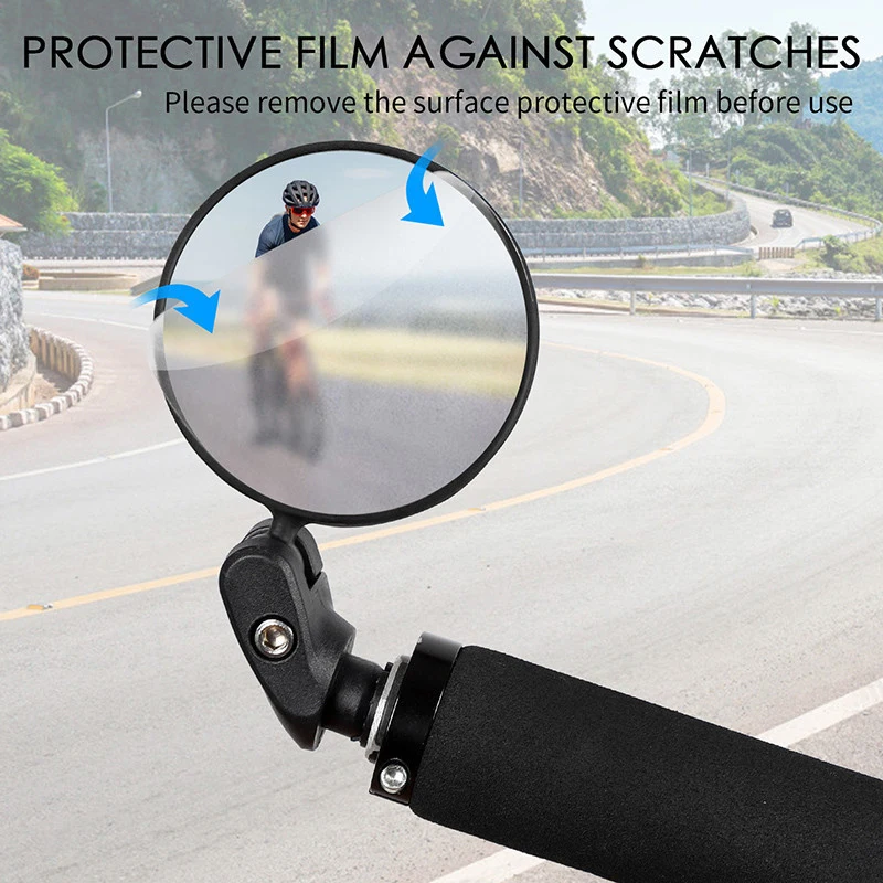 

Handlebar End Bike Mirror Mountain Road Bike MTB Cycling Riding Mirror Back Rear View Rearview Mirror Bicycle Accessories