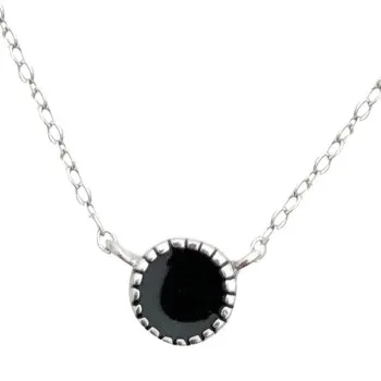 

Small Black Bean Necklace 925 Sterling Silver Clavicle Chain Girl Korean Style Personality White Fashion Simple Black Bean