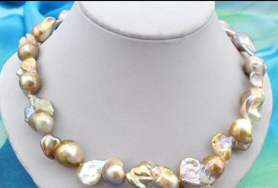 HOT## Wholesale &gt 18&quot38mm baroque lavender reborn keshi pearl necklace | Украшения и аксессуары