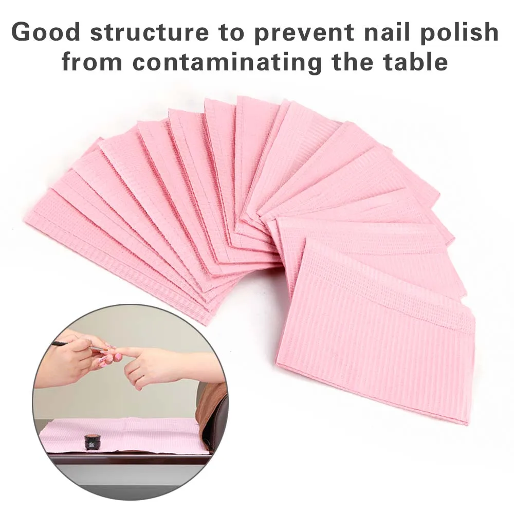5/125 шт Nail Art Настольный коврик одноразовые чистой колодки Красота для ухода за