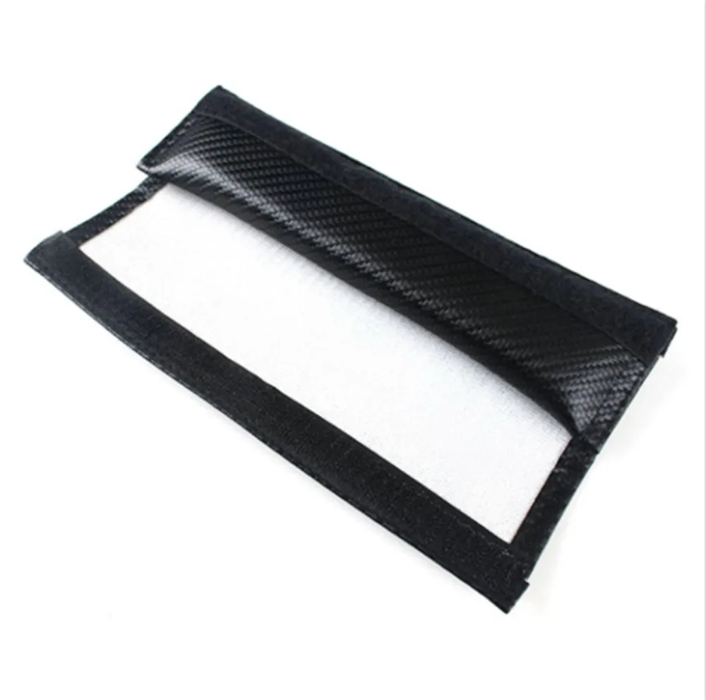 2 шт./компл. углеродное волокно автомобильный ремень безопасности крышка