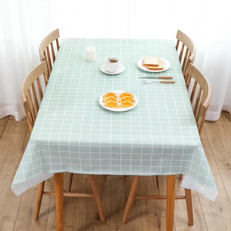 

Plastic Tablecloth Print Color Pink Wedding Birthday Party Table Cover Rectangle Desk Cloth Wipe Covers Waterproof Table Cloth