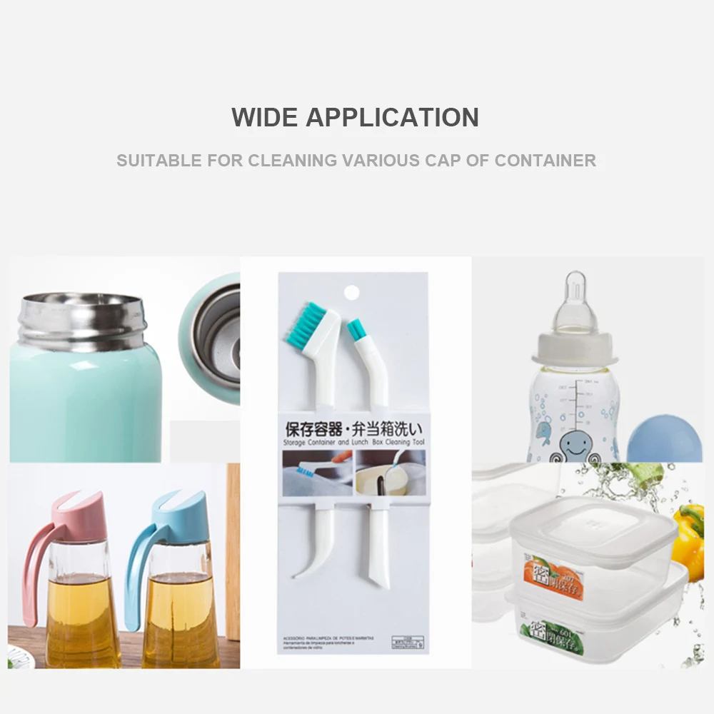 

2Pcs Baby Nursing Bottle Brushes Feeding Bottle Brush Milk Bottles Cleaning Tools Water Bottle Cleaning Brush Set