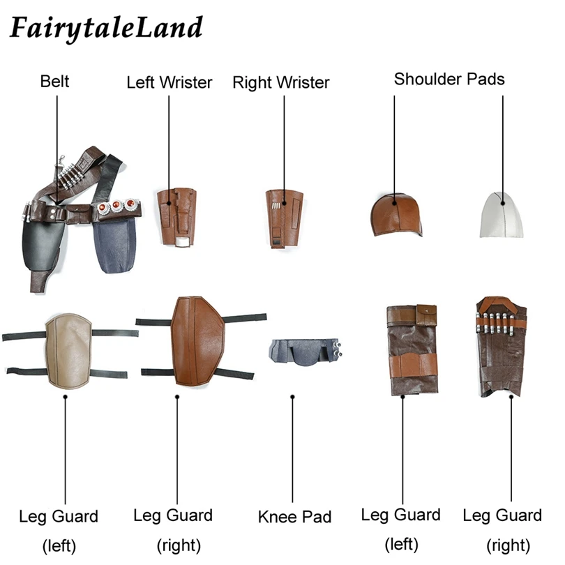 

The Mandalorian Cosplay Oufit Halloween Costume Crisis on Infinite Earth Star Battle Uniform Helmet Superhero Suit Props