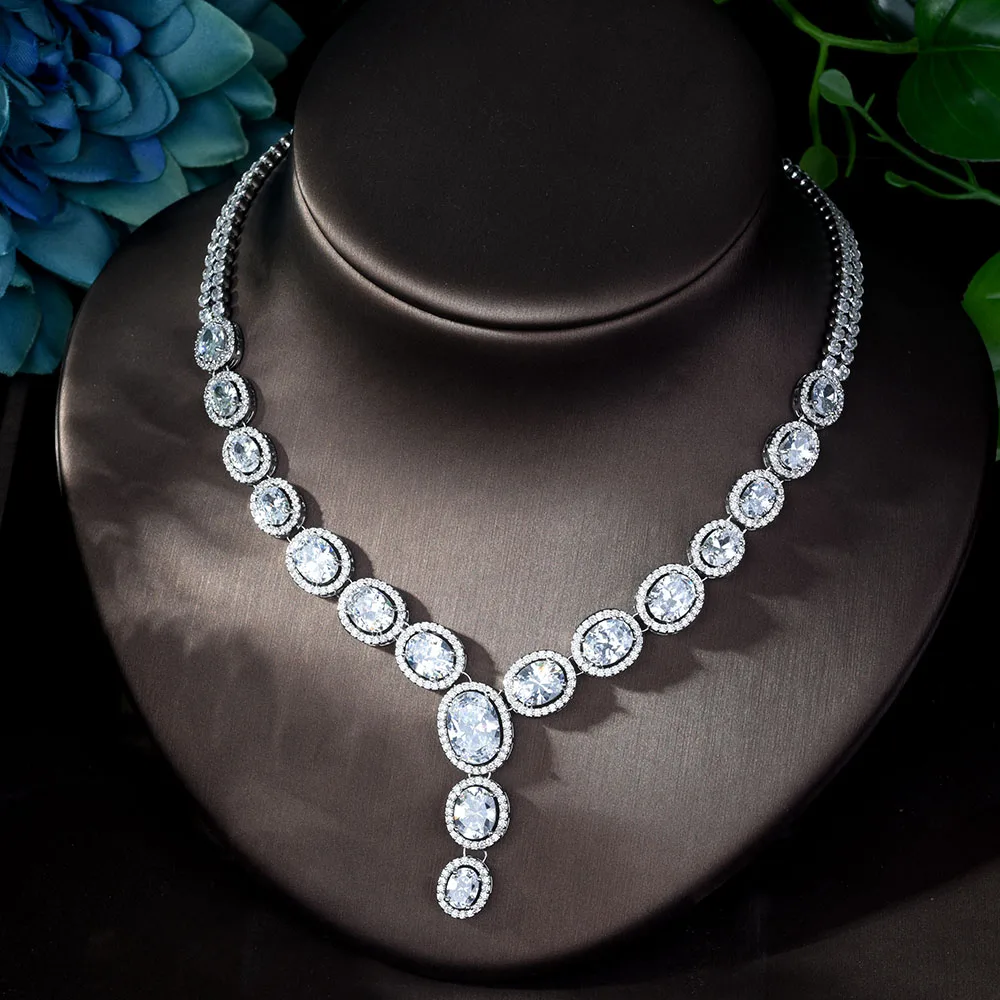 Набор свадебных украшений HIBRIDE высокого качества Классический ювелирный