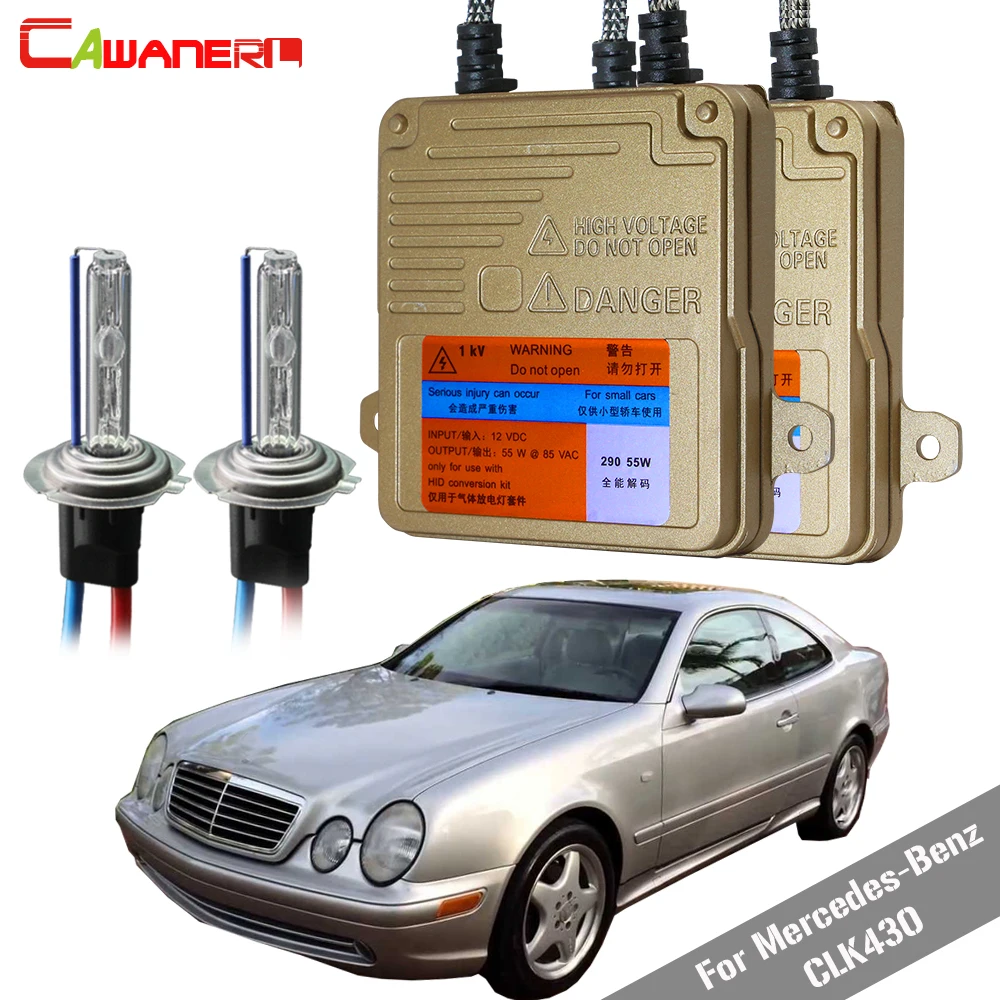 Комплект ксеноновых фар Cawanerl 55 Вт без ошибок HID балластная лампа переменного тока