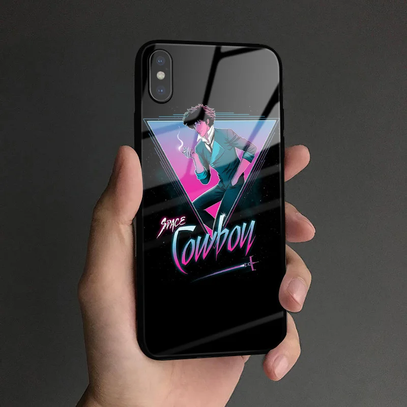 SCBAE 6 Космический ковбой Bebop Coque мягкий силиконовый стеклянный чехол для телефона, чехол для Apple iPhone 6 6s 7 8 Plus X XR XS 11 Pro max - Цвет: SCBAE 6