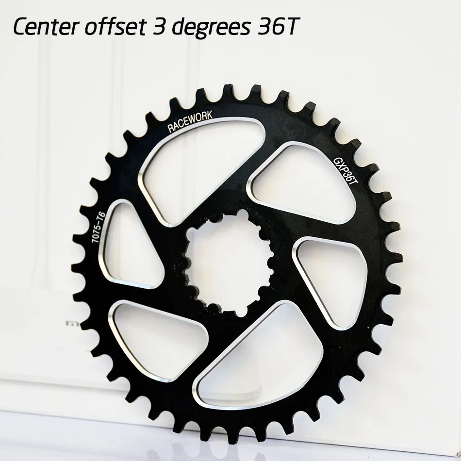 Freies deliv RACEWORK Fahrrad Kettenblatt 32 34 36 38t Engen Breite Fahrrad Kettenblatt Pelz GXP XX1 XO CNC AL7075 kurbelFahrrad