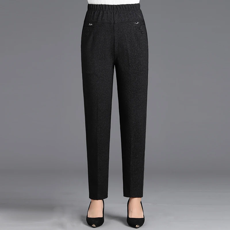 Брюки женские повседневные в Вертикальную Полоску удобные прямые штаны с