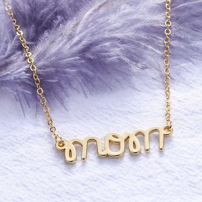 

Stainless Steel Necklace Customizable Name Necklace Women's Neck Chain Letter Necklace Custom Pendants Gift For Girl Friend