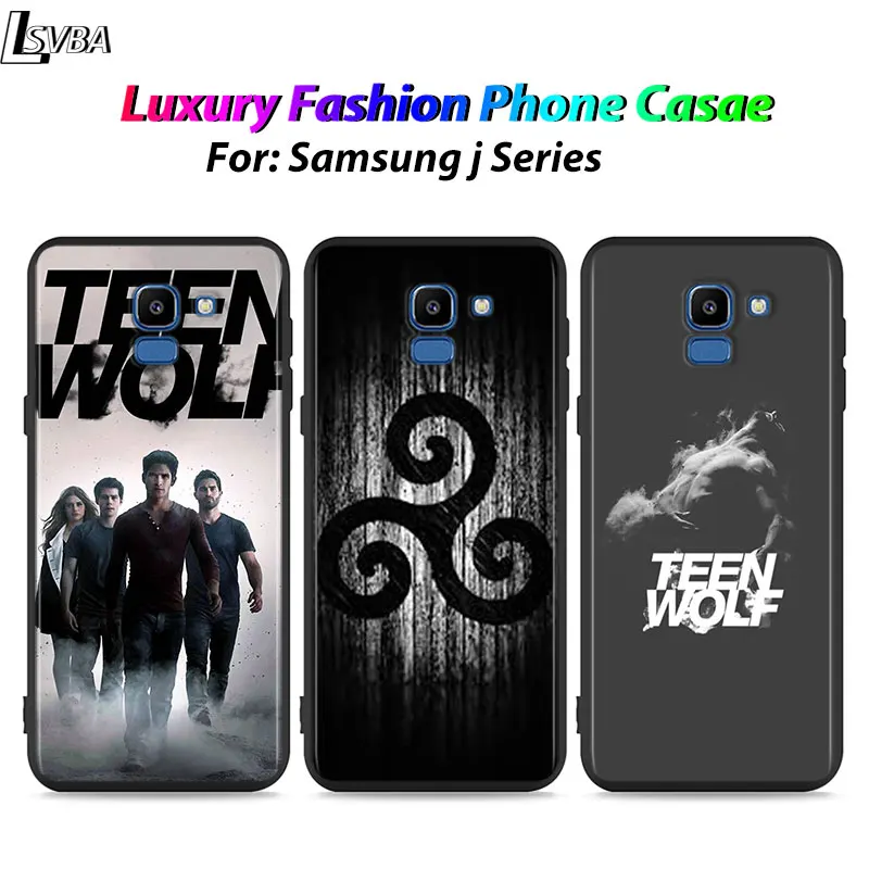 Черный чехол для телефона с изображением подростка волка Дилана обриена Samsung Galaxy