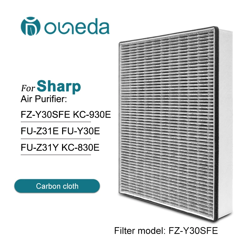 

Compatible Hepa and Active Carbon Air filter FZ-Y30SFE Replacement Sharp Purifier KC-930E-W FU-Z31E-W FU-Y30E FU-Z31Y-W KC-830E