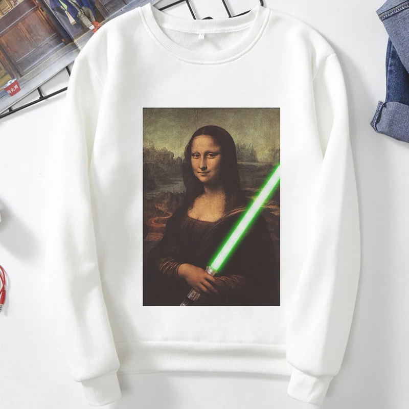 Mother And Baby Graphic Print Moletom Clothes Harajuku Aesthetic White Tops Sweetshirt 2020 New Fashion Casual Women Hoodies