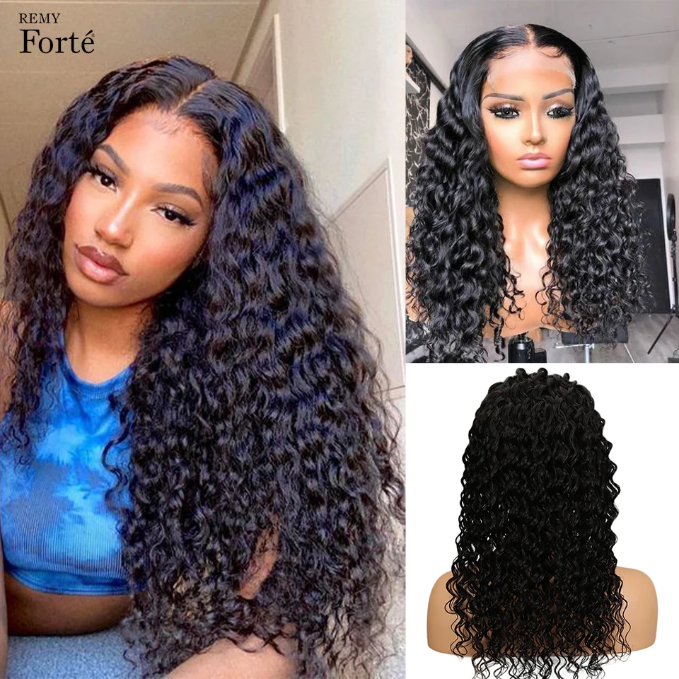 Jerry Curly 13x4 Lace Front Wig Short Bob Frontal Human Hair Wigs Body Wave Straight Brazilian Remy Pre Plucked 180% Density