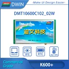 Модуль ЖК-дисплея DWIN 10,2 дюйма 1024*600 HMI Smart UART TFT с сенсорным экраном для Arduino + программное обеспечение + K600 + ядро DMT10600C102