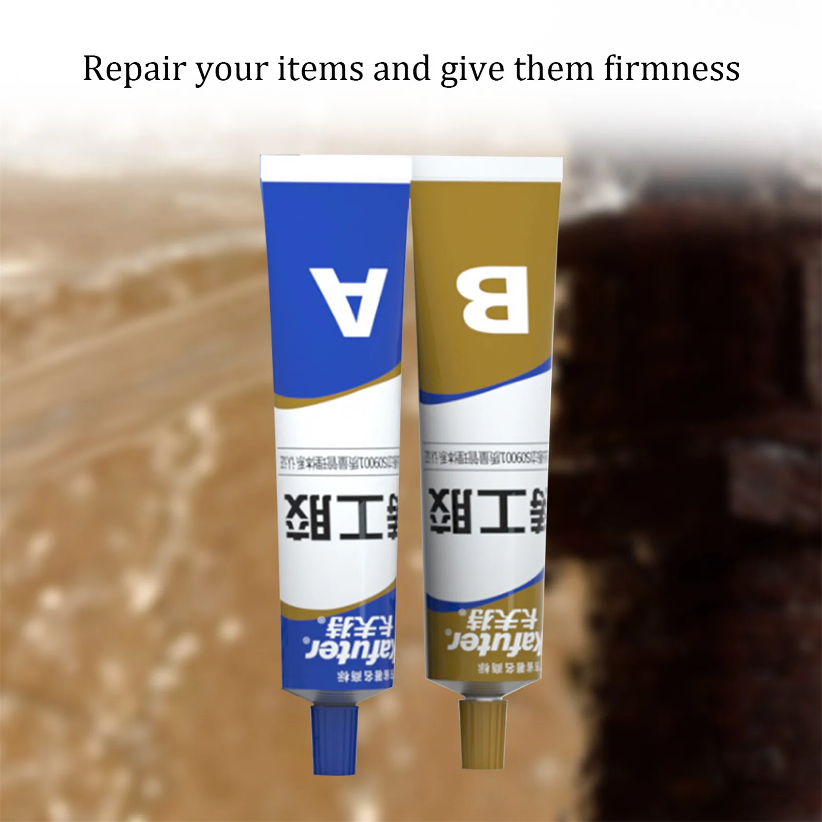 

5ml High Heat Resistant Metal Repair Paste Metal Adhesive Strong AB Caster Glue Casting Adhesive Crackle Caulk Repair Cream