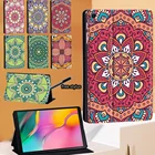 Мандала серии чехол для планшета Samsung Galaxy Tab A 8,0 (2019) 9,7 10,1 10,5A A6 10,1S5e 10,5s6 lite A7 10,4 Стенд кожаный чехол