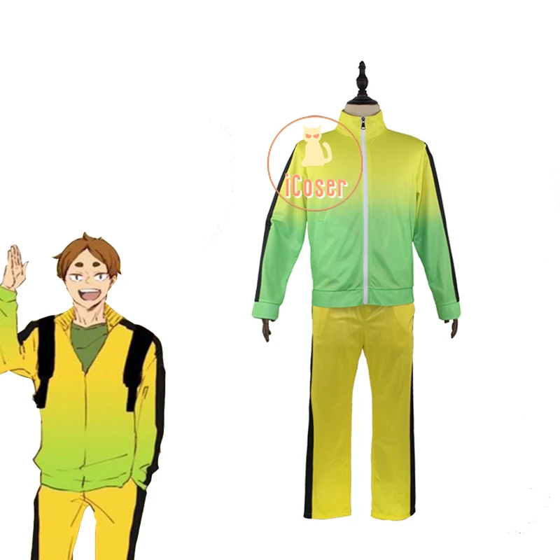 

Haikyuu Season 4 MSBY Kiyoomi Sakusa Cosplay Costume Jacket Volleyball Club Uniforms Japanese Anime Sportswear Jerseys