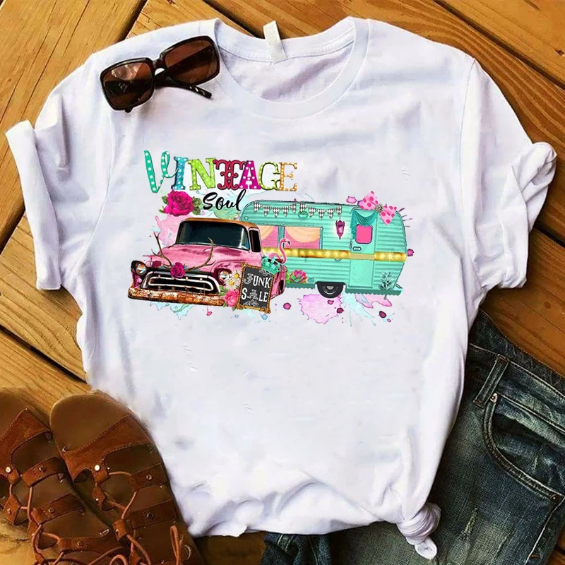 Женские футболки с принтом камеры Don't Be Negative летняя футболка коротким рукавом