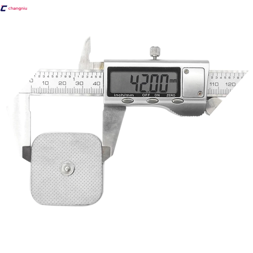 

DHL Freeshipping 1000pcs/lot plug 3.5MM Tens Machine Electrode Pads for full body massager pulse therapy machine pad 4*4cm