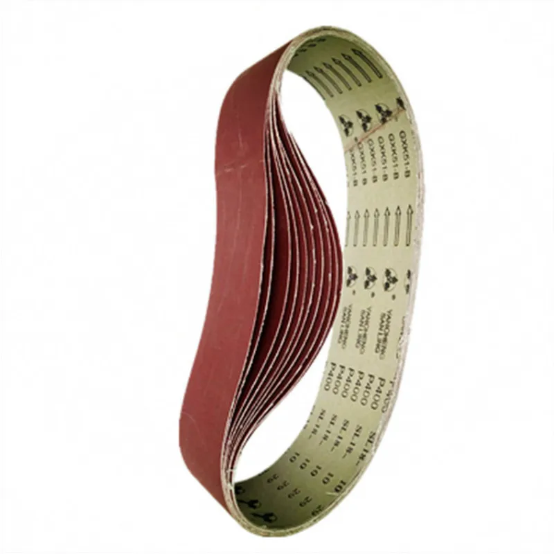 

10Pcs 610*75mm Abrasive Band Sanding Screen Belt Sanding Polisher Paper 40 To 600 Girt Abrasive Belt