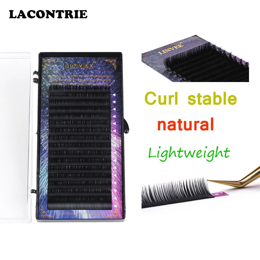 Искусственная норка индивидуальная подтяжка для ресниц макияжа 16 рядов/коробка