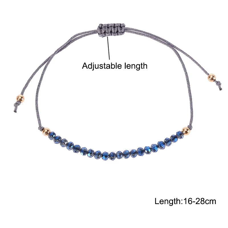 

Bohemian Handwoven Colorful Weave Tiny Round Beaded Bracelet Retro Rice Adjustable Rope Ethnic Bangles Wholesale Bracelet