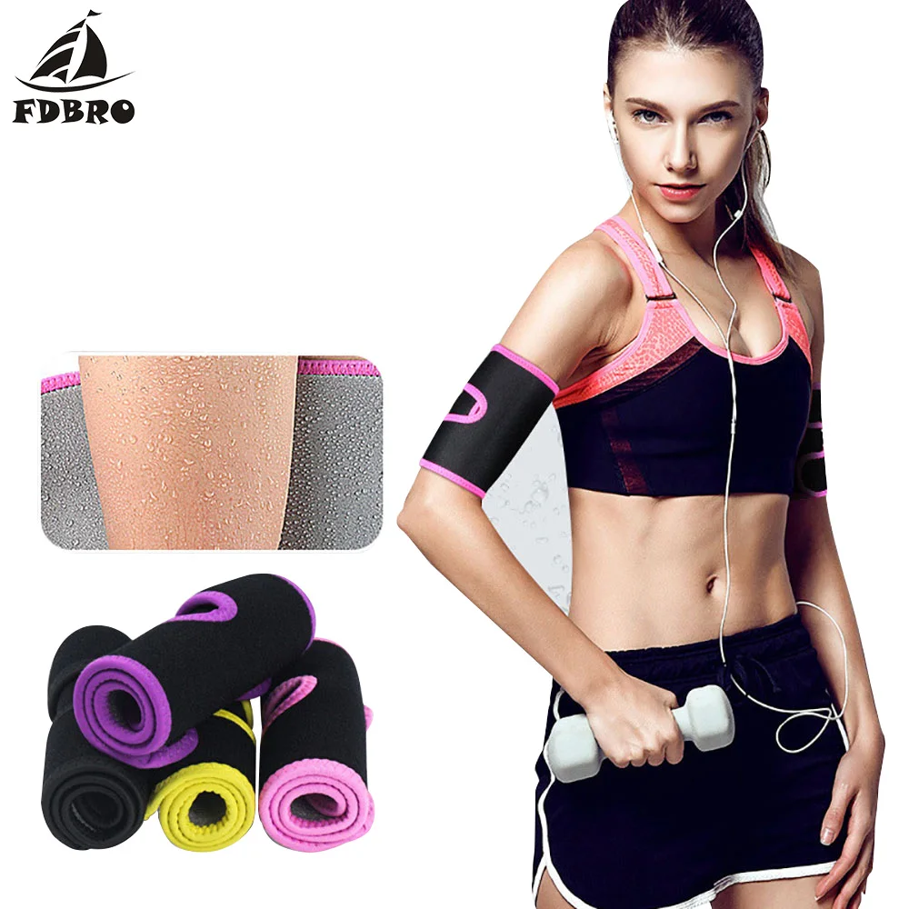FDBRO 1 пара фитнес браслет для йоги бега похудения рук Формирователи тела гетры