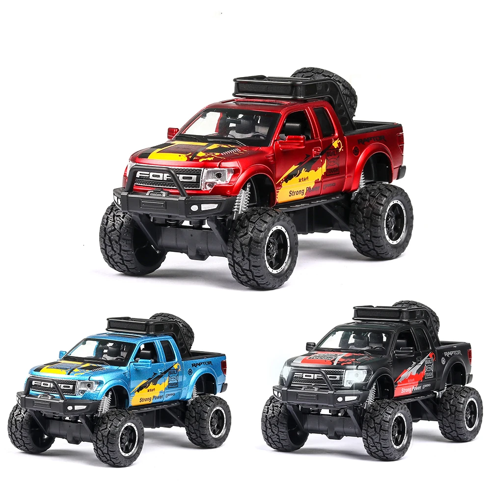 1:32 автомобилей горячая модель колеса автомобиля Ford Raptor 150 металлический корпус