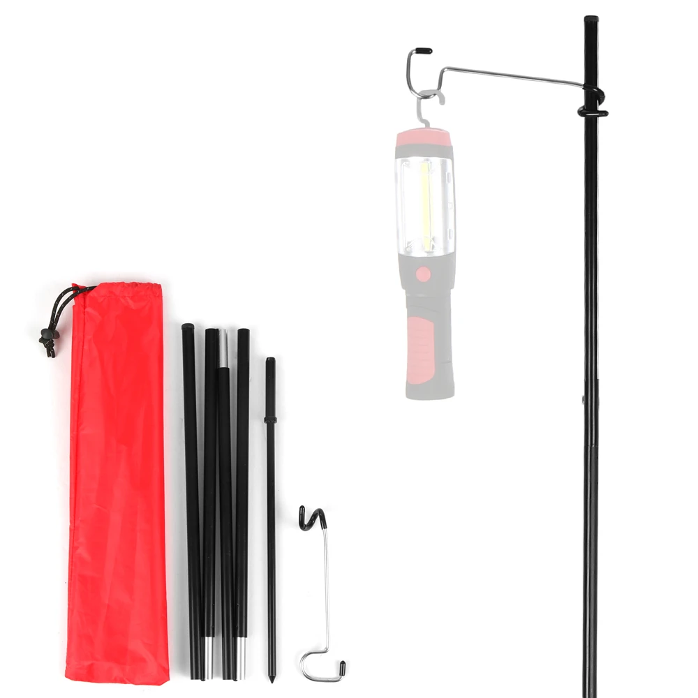 

Folding Lamp Pole Light Lamp Hanger for Camping Outdoor Camping Working