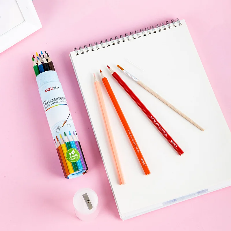 Деревянные цветные карандаши набор 48 цветов креативные граффити