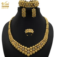 jewelry sets dubai gold lady earrings 2020 wedding bridal fine for women indian hawaiian african vintage