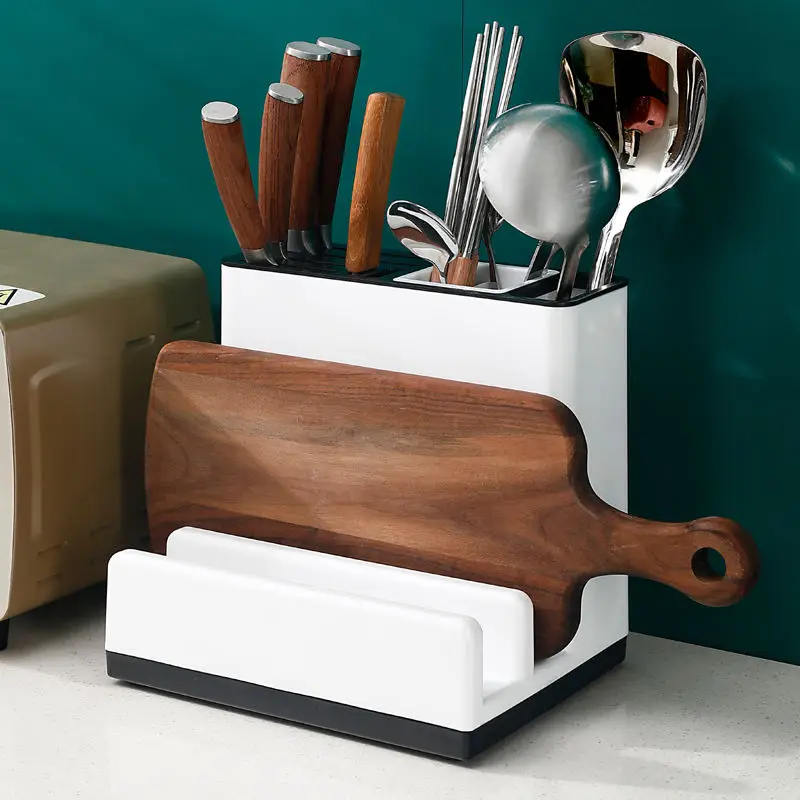 

Kitchen multifunctional knife holder knife rack chopstick cage chopsticks tube cutting board cutting board pot cover rack