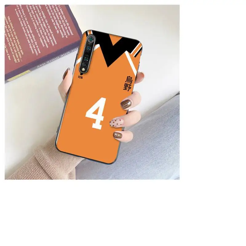 

Karasuno Jersey Shoyo Hinata Phone Case For Xiaomi 8 9 Se 10 10pro Note 2 3 10 MIX2 S MAX2 3 F1 5X