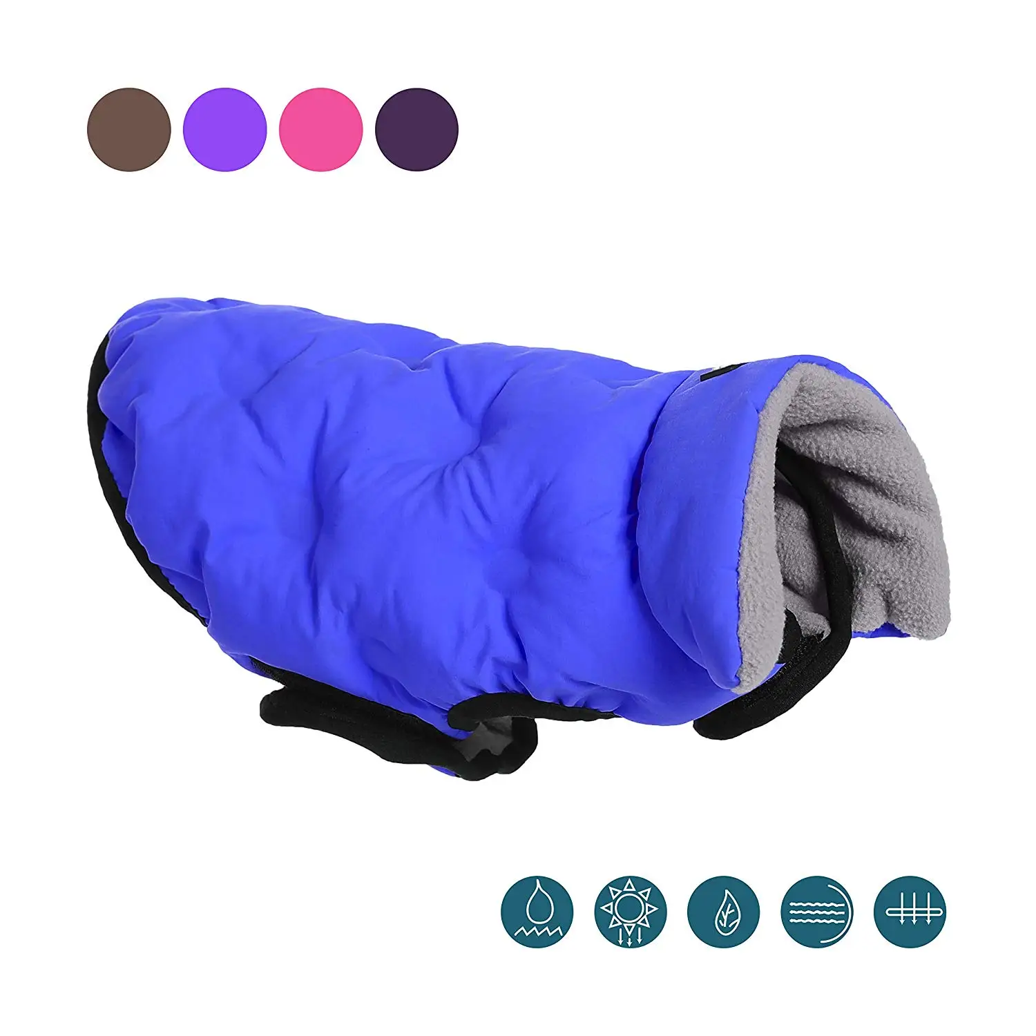 Одежда с принтом в виде собак зимние теплые Pet куртки для щенков