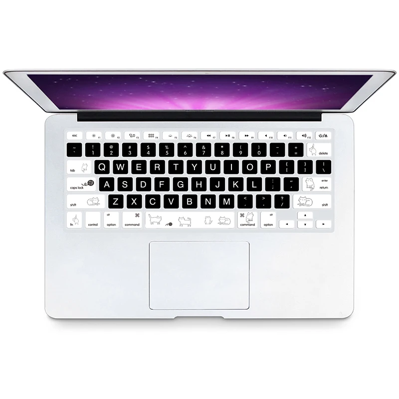 Водонепроницаемый Ультратонкий силиконовый чехол HRH с английской клавиатурой и