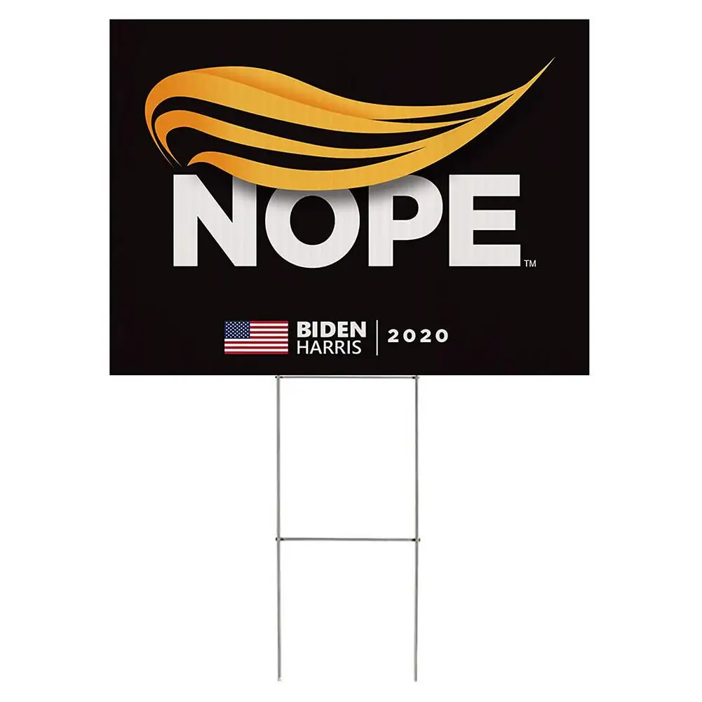 Политика кампании Yard Signs Biden Harris 2020 двусторонний Знак Флаг 30х40см для американских