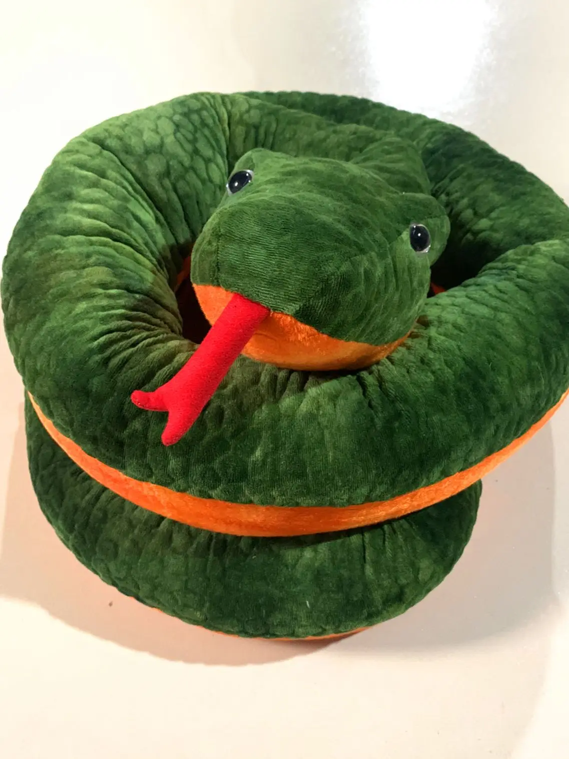 Большой размер имитация питона плюшевая игрушка мягкое Мягкое Животное Анаконда