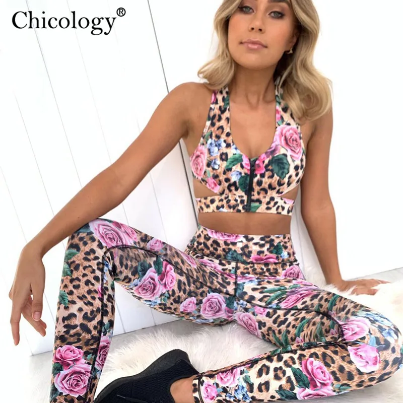 Chicology цветочек цветочным принтом принт укороченный топ на бретелях для женщин с