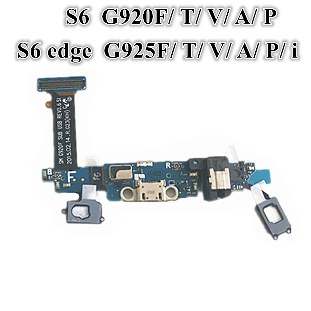 5 шт., гибкий кабель для подключения док-станции для наушников S6 Edge G920F G9200 G925F G9250 G925A G925i G925V T