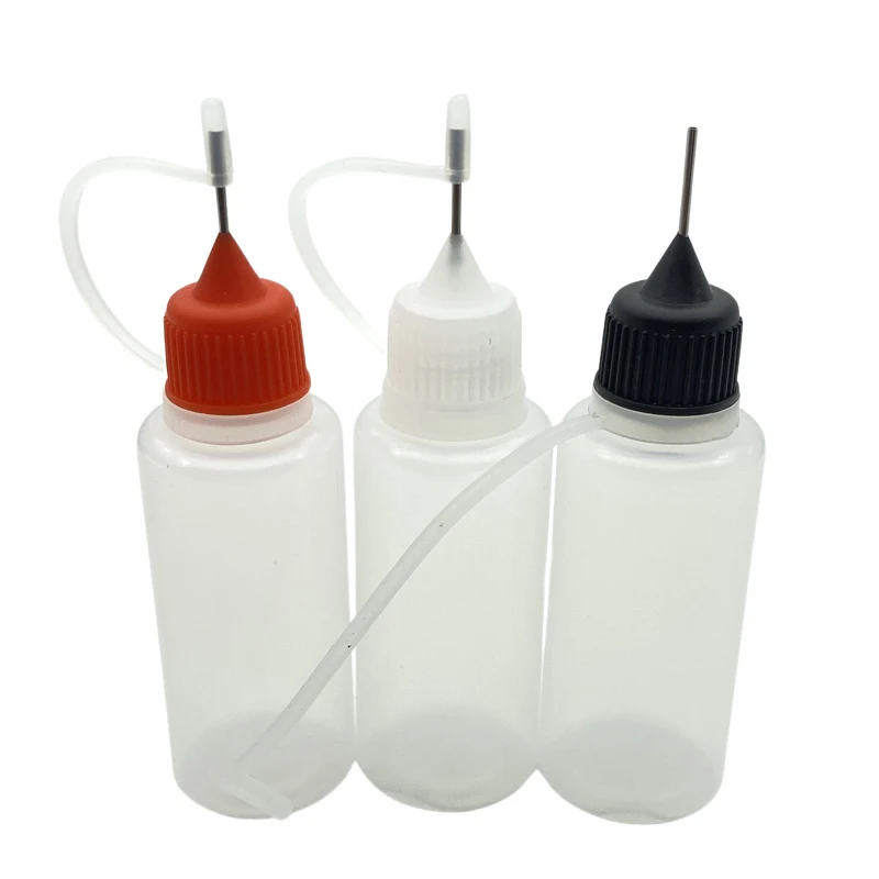50 шт. пустые пластиковые флаконы-капельницы объемом 20 мл со стандартной