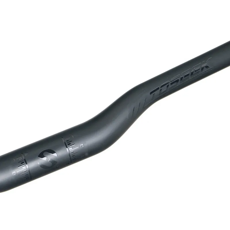 Полностью карбоновый велосипедный руль TOSEEK для горного велосипеда плоский 31 8 мм