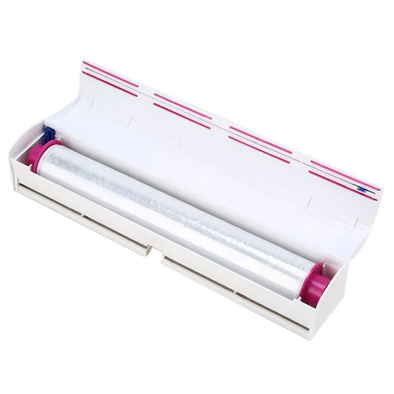 Food Plastic Cling Wrap Dispenser Preservative Film Cutter Kitchen Tool Accessories Cooking Tools | Дом и сад