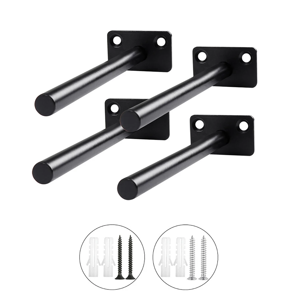 Плавающая полка из твердой стали кронштейн устойчивая к ржавчине для