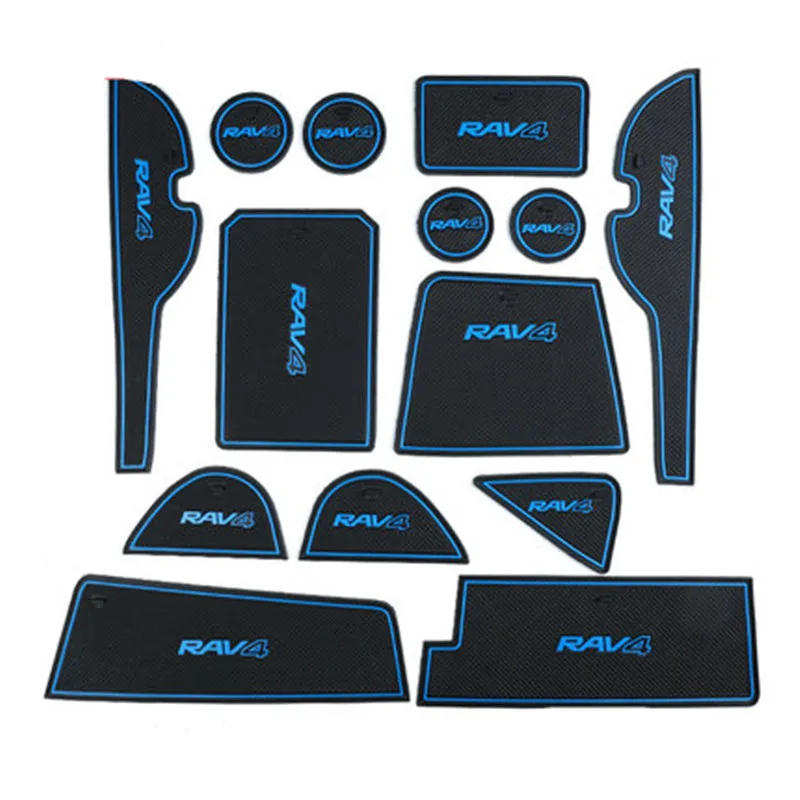 14 шт. Нескользящие Коврики для Toyota RAV4 Rav 4 2016 2018 гг.|Наклейки салона авто| |