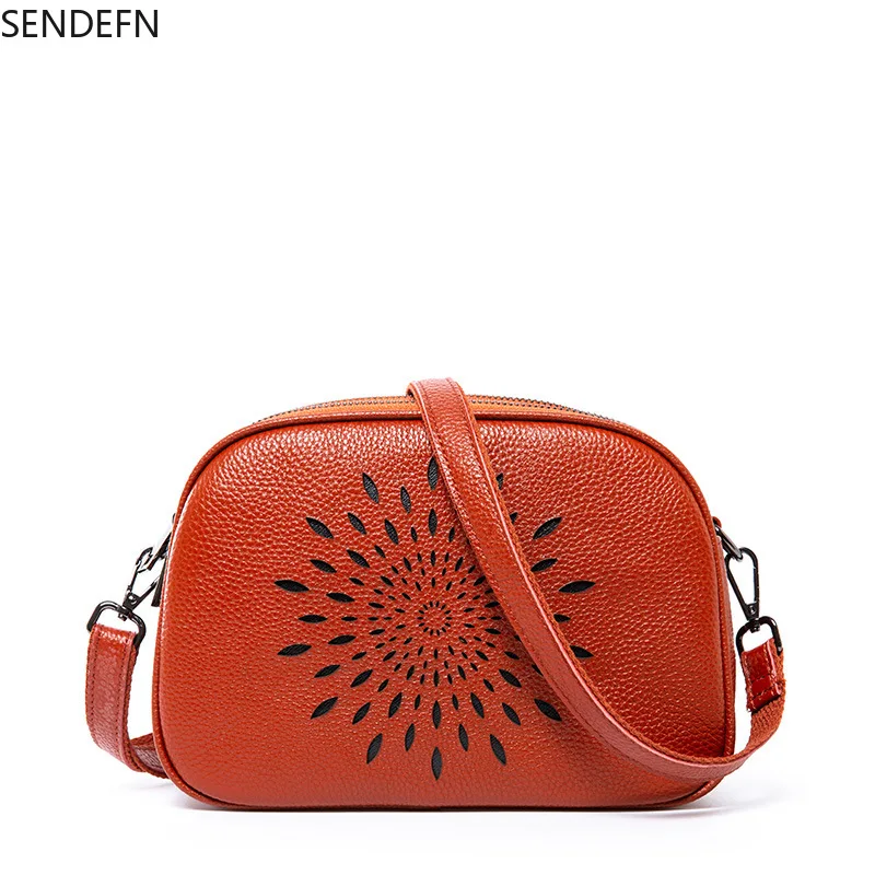 

SENDEFN 3 Zipper New Messenger Bag Women's Bag Fashion Small Round Bag Shoulder Bag Clutches Bags Brand Designers 2020
