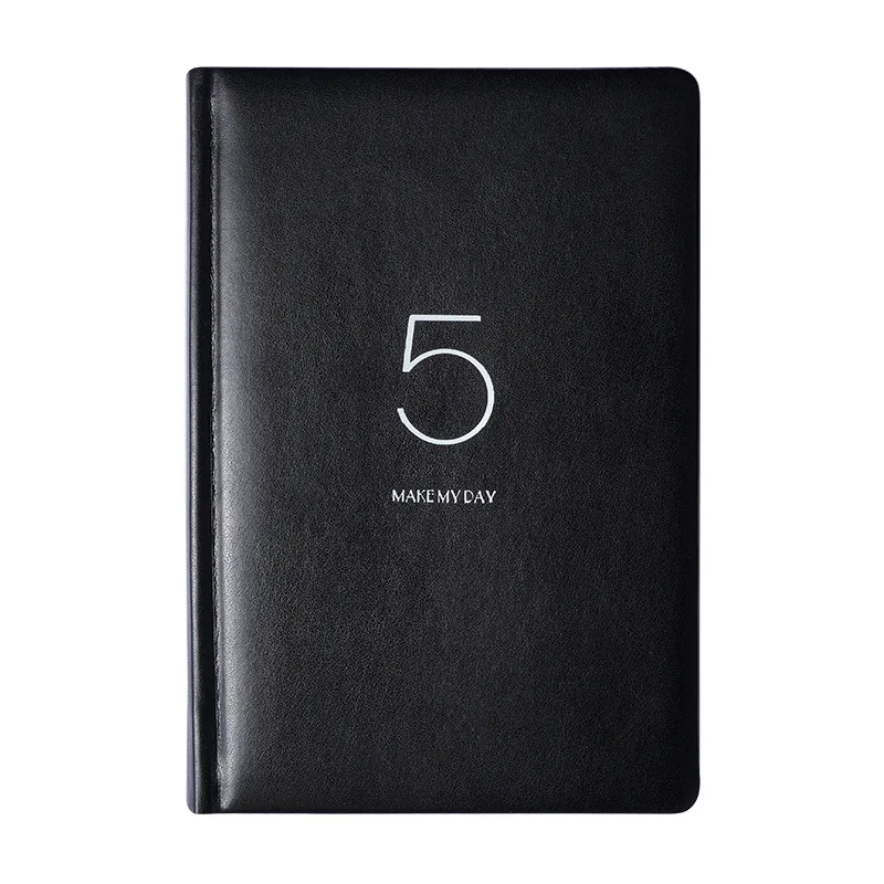 

2021 creative A5 notebook five year schedule business learning general simple solid color Campus Office Notepad stationery