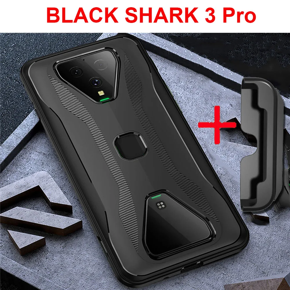 Защитный чехол для Xiaomi Black Shark 3 / Pro 2 Helo/1 Мягкий противоударный из ТПУ совместим с