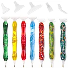 5D алмазная живопись, ручки, Противоскользящий коврик для алмазной живописи, вышивка крестиком, рукоделие, полимерная ручка, инструмент, аксессуары