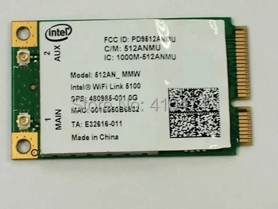 SSEA Новинка для Intel WIFI Link 5100 AGN 512AN_MMW half MINI PCI-E 2 4/5 0 ГГц Wlan Беспроводная карта HP PSP